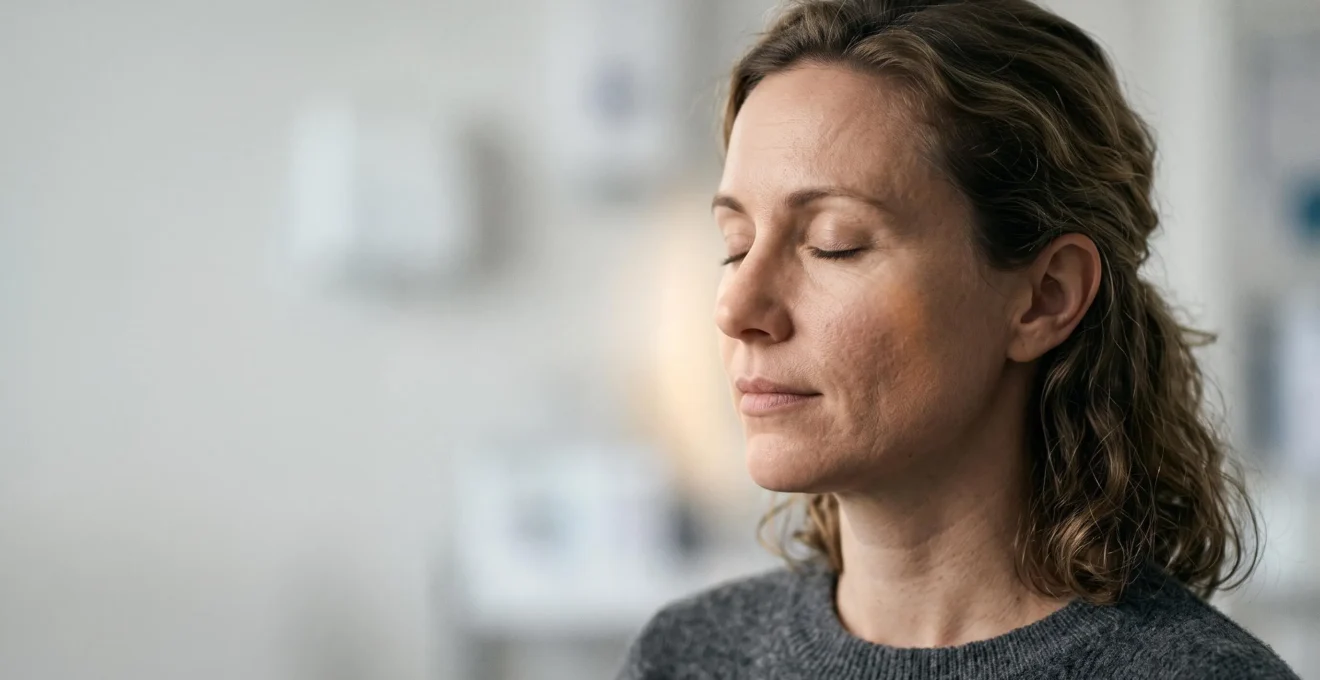 Portrait éditorial illustrant la précision du laser esthétique sur la peau, entre correction et limites du traitement