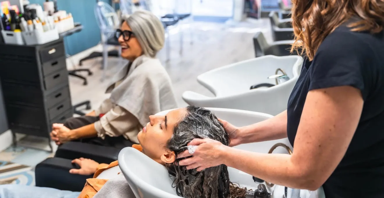 bac de lavage pour cheveux